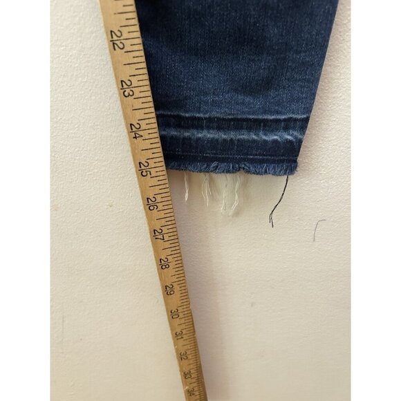 Spanx Pull On Skinny Blue Denim Jeans Womens Plus Size 1X - Picture 7 of 9